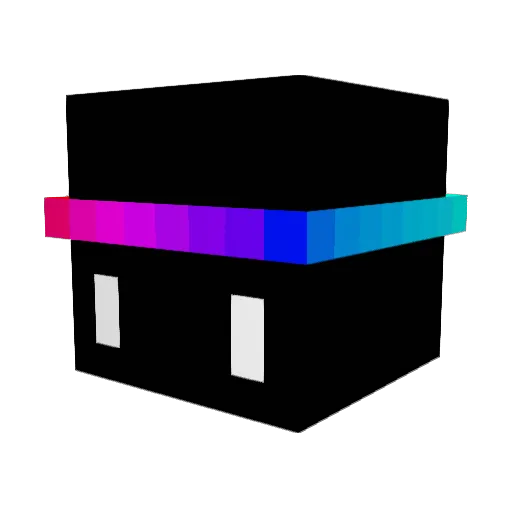 DaddyPEZA Minecraft avatar head, 3D render