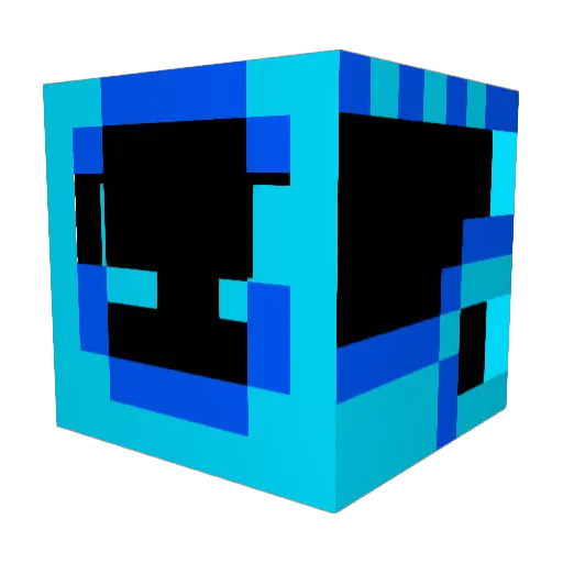 DaddySani Minecraft avatar head, 3D render