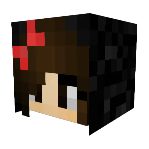 DaddySantiago Minecraft avatar head, 3D render