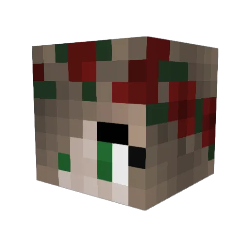DaddySimpp Minecraft avatar head, 3D render