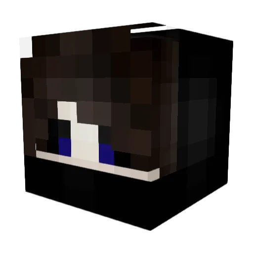 DaddySpectra Minecraft avatar head, 3D render