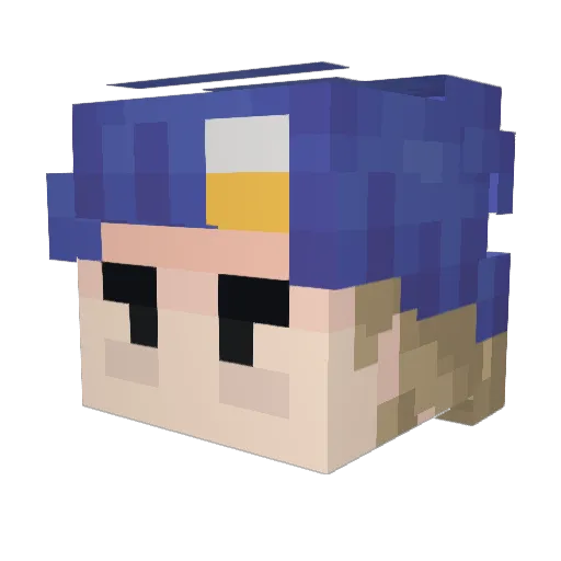 Minecraft-Avatar von DaddySpino: Kopf als 3D-Render