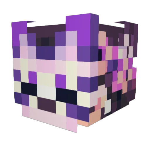 DaddyTrip_ Minecraft avatar head, 3D render