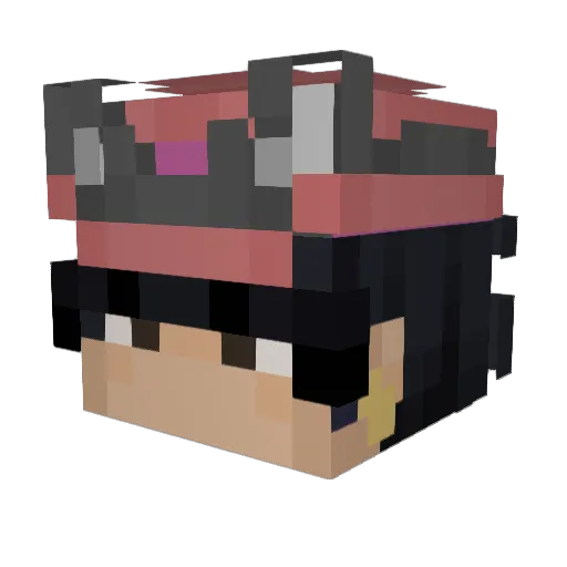 DaddyTyl3r Minecraft avatar head, 3D render