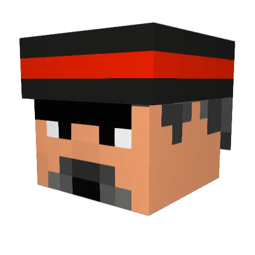 DaddyVladdy248 Minecraft avatar head, 3D render