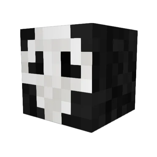DaddyVlady Minecraft avatar head, 3D render
