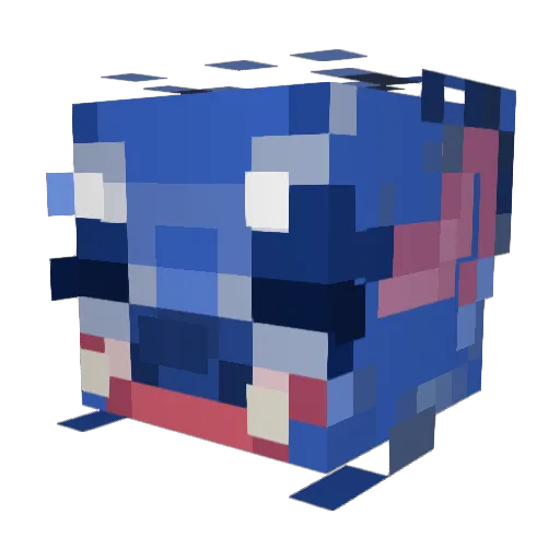 Daddy_Lucky Minecraft avatar head, 3D render