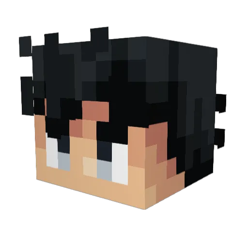 Daddy_Ma Minecraft avatar head, 3D render