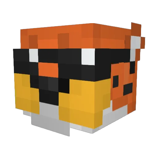 Daddy_Pancakes Minecraft avatar head, 3D render