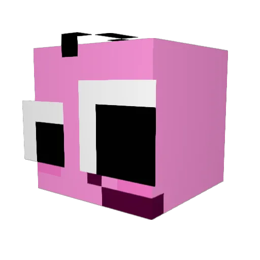 Daddy_Spaceman Minecraft avatar head, 3D render