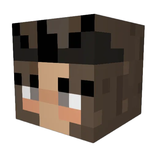 Daddy_snape Minecraft avatar head, 3D render