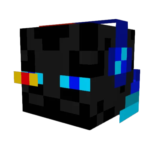 DaddyyDom Minecraft avatar head, 3D render
