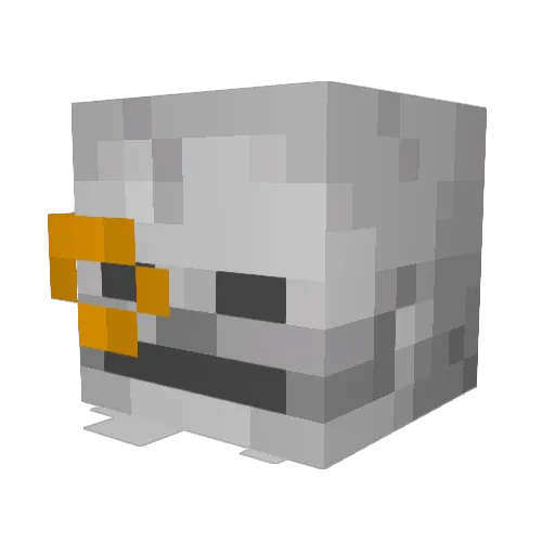 Dadgaming69 Minecraft avatar head, 3D render