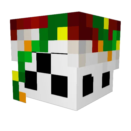 DadoQuadrato2011 Minecraft avatar head, 3D render
