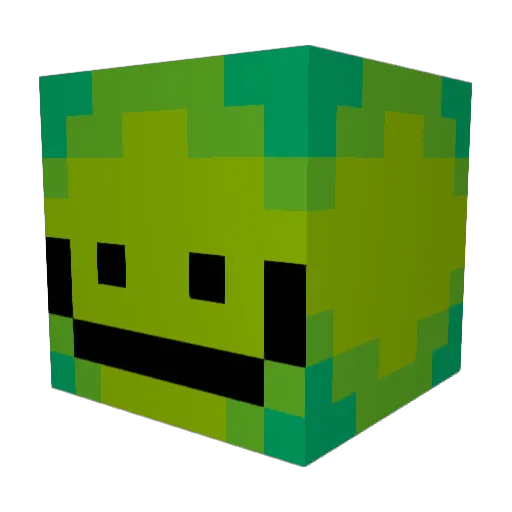 Dadombom Minecraft avatar head, 3D render