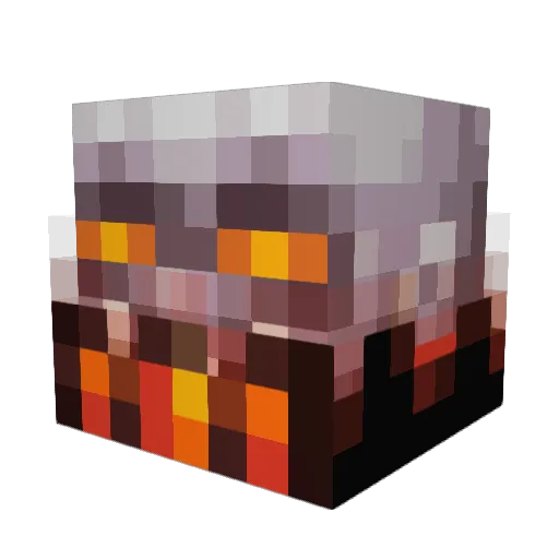 Dadoret Minecraft avatar head, 3D render