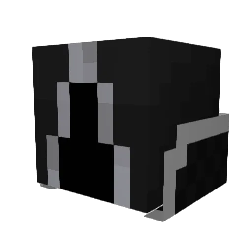 Dadoums Minecraft avatar head, 3D render