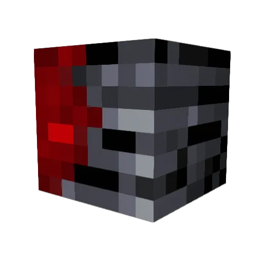 Dadueh Minecraft avatar head, 3D render