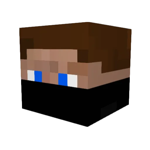 DaeByeok Minecraft avatar head, 3D render