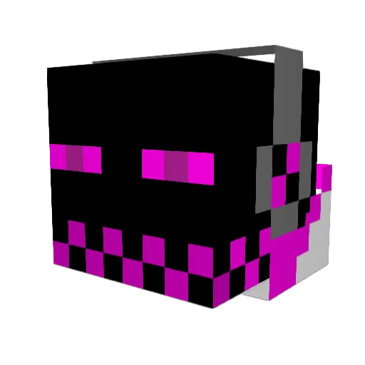 DaeNite Minecraft avatar head, 3D render