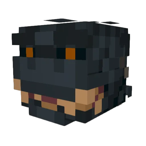 Daedalussssss Minecraft avatar head, 3D render