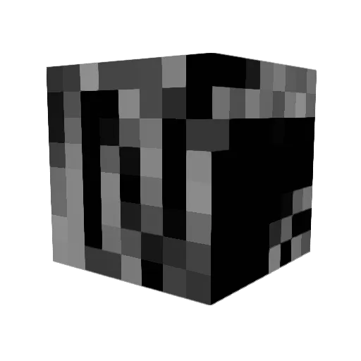 Daedl Minecraft avatar head, 3D render