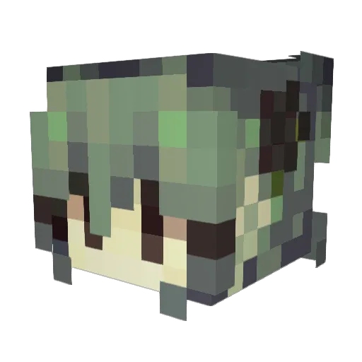 DaeiraDee_ Minecraft avatar head, 3D render