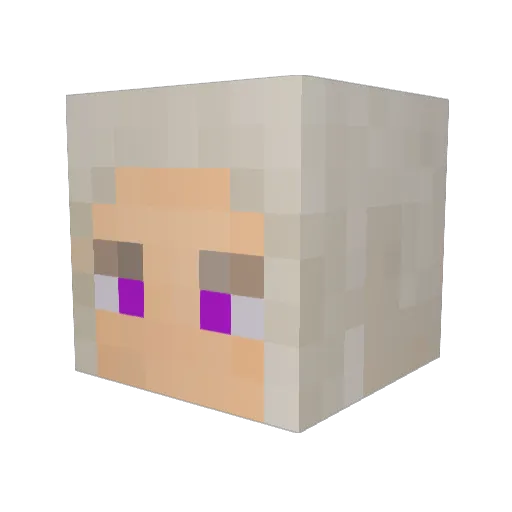 Daemon_Tar Minecraft avatar head, 3D render