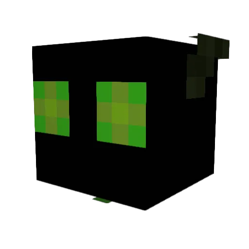 Daemonic3363 Minecraft avatar head, 3D render