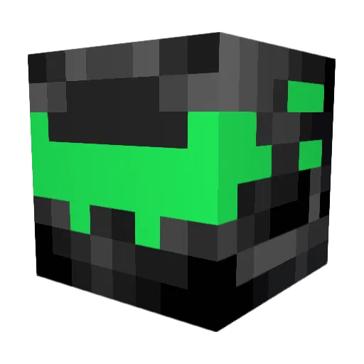 Daemu77 Minecraft avatar head, 3D render