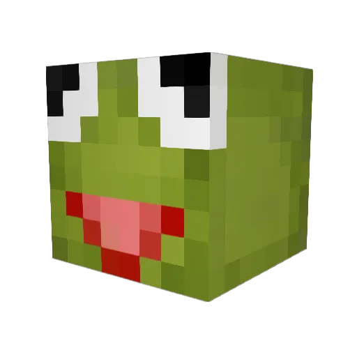 Daenni_ Minecraft avatar head, 3D render