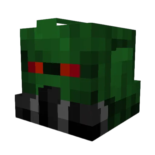 Daerrys Minecraft avatar head, 3D render