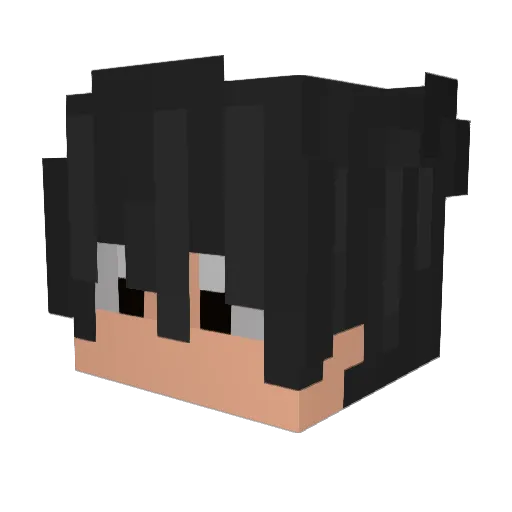 Daesonn Minecraft avatar head, 3D render