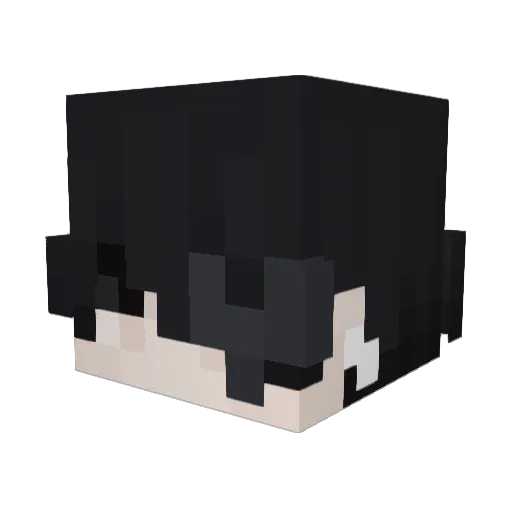 Daevl Minecraft avatar head, 3D render