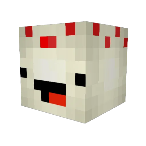 Dafeco99 Minecraft avatar head, 3D render