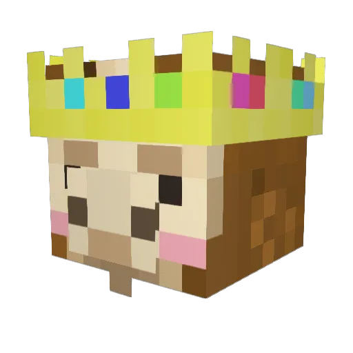 DaftGoldfish95 Minecraft avatar head, 3D render
