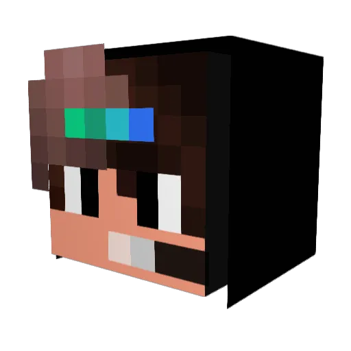 Dafyre_ Minecraft avatar head, 3D render