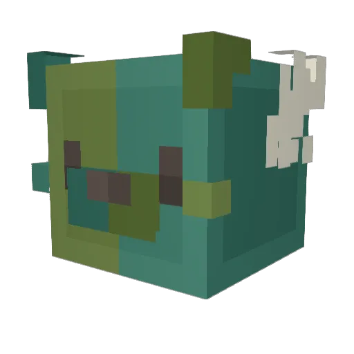 DagTheSquire Minecraft avatar head, 3D render