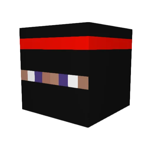Dag_T Minecraft avatar head, 3D render