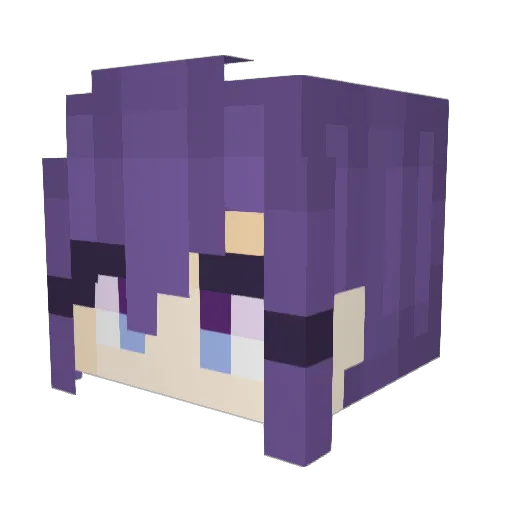 DagadFeyexMatrix Minecraft avatar head, 3D render
