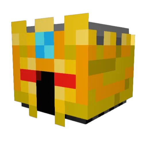Dagfred Minecraft avatar head, 3D render