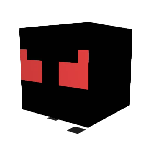 DagiDaz Minecraft avatar head, 3D render