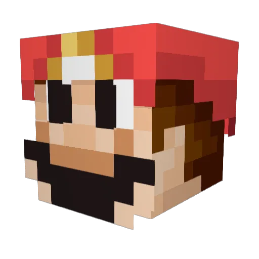 DagoMikeyG Minecraft avatar head, 3D render