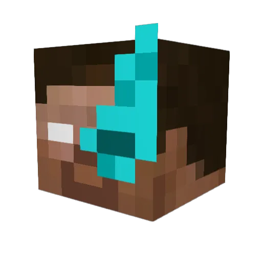 DagonDagonDagon Minecraft avatar head, 3D render