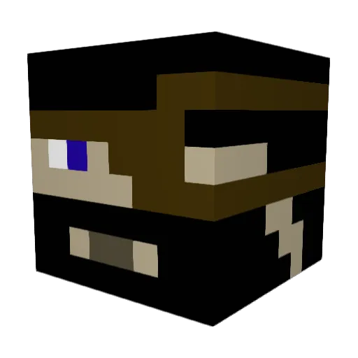 Dagon_Rafaeus Minecraft avatar head, 3D render