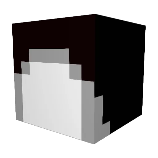 Dagraves21 Minecraft avatar head, 3D render