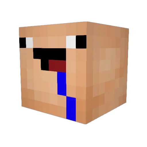 Dagur_k Minecraft avatar head, 3D render