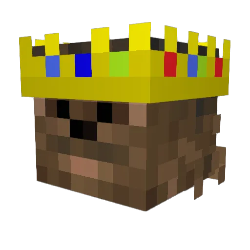 Dahc1947cc Minecraft avatar head, 3D render