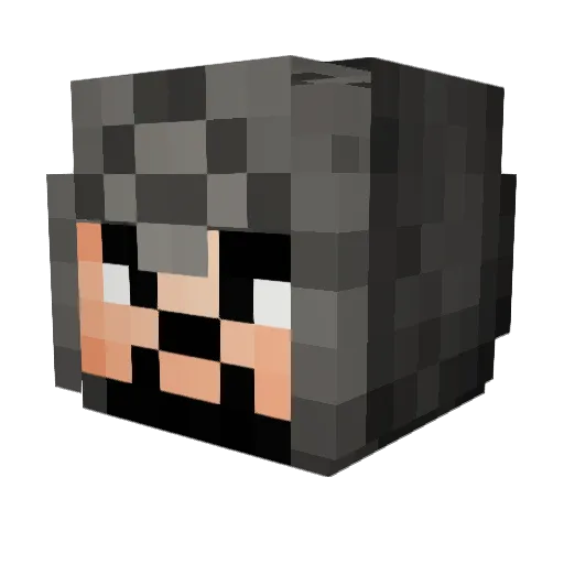 Dahc82 Minecraft avatar head, 3D render