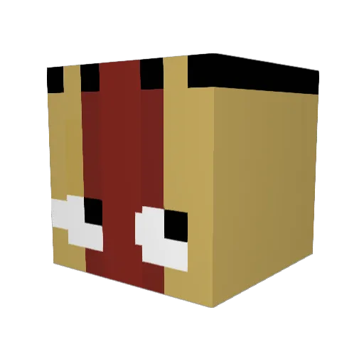 Dahmer_33 Minecraft avatar head, 3D render